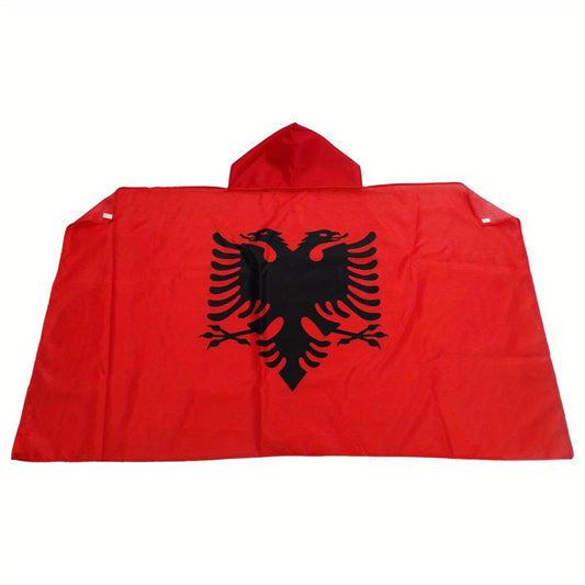 Körperflagge Albanien Doppeladler 150 x 90 cm Fahne aus reißfestem Nylon
