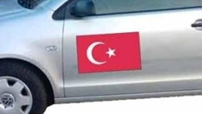 Automagnet Türkei KFZ Fahne Türkiye Flagge als Magnet