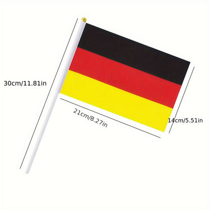 5er Set Deutschland Handflagge Polyesterflagge