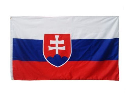Slowakei Fahne 150 x 90 cm aus wetterfestem, strapazierfähigem Polyester Slovakia Flagge